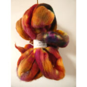 Hand Dyed Merino Wool Roving - Fizzy Lizzard
