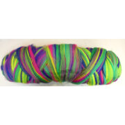 Extra Fine Merino Wool Roving 100g - Neon