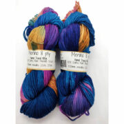 Hand Dyed Merino Wool 8 Ply 100g - Moonlit Beach