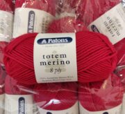 Patons Totem Merino 8 Ply - Dark Red 4319