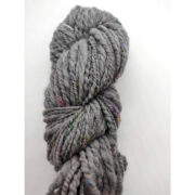 Hand Spun Fine Merino Wool & Sari Silk - Zapped
