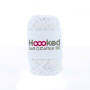 Hoooked Soft Cotton DK 50g - Moscow White