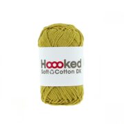 Hoooked Soft Cotton DK 50g - Lima Mustard