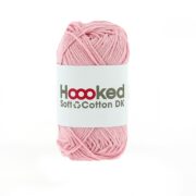 Hoooked Soft Cotton DK 50g - Jaipur Rose