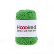 Hoooked Soft Cotton DK 50g - Singapore Green