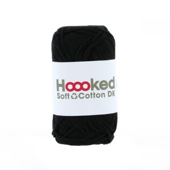 Hoooked Soft Cotton DK 50g - Boston Black