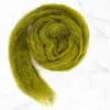 Carded Corriedale Wool Sliver 100g - Sunflower
