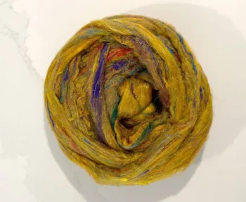 Sari Silk Roving 100g - Carousel