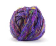 Sari Silk Roving 100g - Jumble