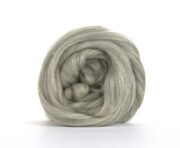 Corriedale Wool Roving 100g - Grey