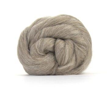 Grey Baby Alpaca Roving 100g