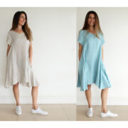 Cindy G Linen Dress With Pockets