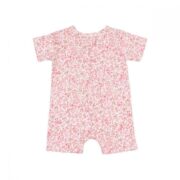 Bebe Floral Short Sleeve Romper