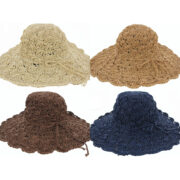 Crochet Paper Raffia Hat