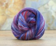 Merino & Tussah Silk Roving 100g - Gemini