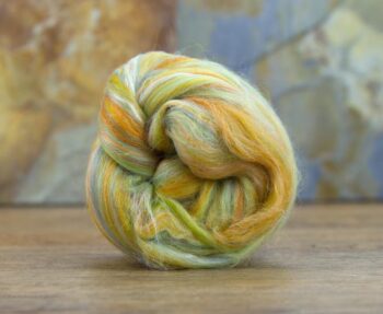 Merino Wool & Tussah Silk Roving 100g - Orion