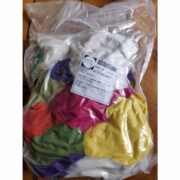 Carded Maori Wool Mixed Bag 500g - Brights