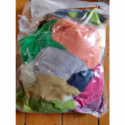 Carded Maori Wool Mixed Bag 500g
