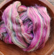 Merino Wool & Hemp Roving - Aries