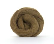 Brown Manx Loaghtan Wool Roving - 100g