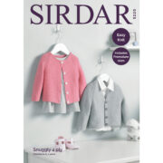 Sirdar  4 ply Baby Cardigan Premature - 2 Years