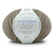 Zealana Air Chunky Possum Cashmere Silk - Silver L06