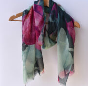Merino & Silk Scarf - Flourishing