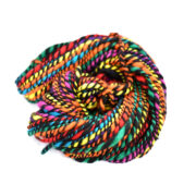 Hand Spun Wool Yarn 215g - Rainbow Tiger