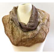 Hand Knitted Wool & Cotton Cowl