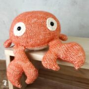 HardiCraft Amigurumi Toy Knitting Kit - Crab Karel