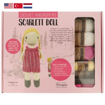 Scheepjes Amigurumi Crochet Toy Kit - Scarlett Doll