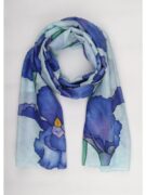 Merino & Silk Scarf - Iris