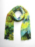 Merino & Silk Scarf - Sunflower Field