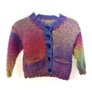 Chunky Hand Knitted Baby Cardigan