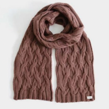 Uimi Merino Wool Mabel Scarf - Clay