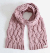 Uimi Merino Wool Mabel Scarf - Rosewood