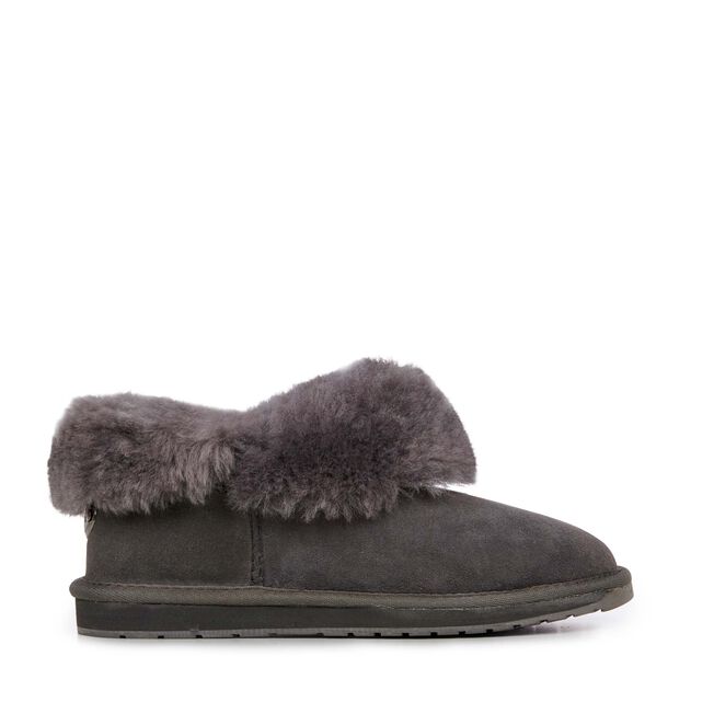 Buy Emu Mintaro Sheepskin Slippers Charcoal · The Wool Room