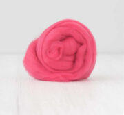 Cashmere & Tussah Silk Roving 100g - Lipstick