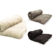 Carded Jacob Wool Batt 200g