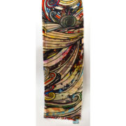 Extra Fine Merino Wool Scarf - Swirls