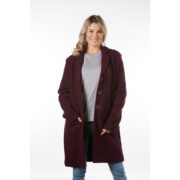 Bella Boiled Wool Longline Coat