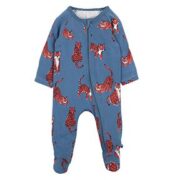 Fox & Finch Le Tiger Print Zip Romper