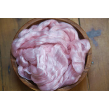 Extra Fine Merino Wool & Mulberry Silk Roving 100g - Luscious