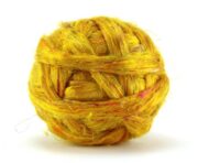 Sari Silk Roving 100g - Honeycomb