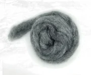 Carded Corriedale Wool Sliver 100g -Tornado
