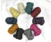 Glitzy Merino Wool Roving Mixed Pack 275g
