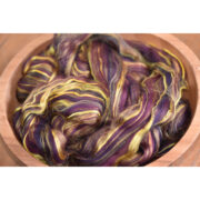 Merino Wool & Mulberry Silk Roving 100g - Chasm