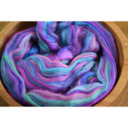 23 Micron Merino Wool Roving 100g - Marble