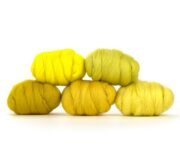 Yummy Yellow Merino Wool Roving Pack - 250g