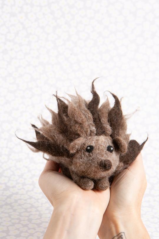 Buy Hedgehog Needle Felting Kit · The Wool Room